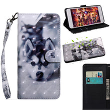 Load image into Gallery viewer, 3D Painting Pattern Coloured Drawing Horizontal Flip TPU + PU Leather Case with Holder &amp; Card Slots &amp; Wallet