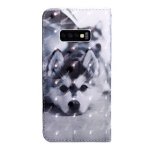 Load image into Gallery viewer, 3D Painting Pattern Coloured Drawing Horizontal Flip TPU + PU Leather Case with Holder &amp; Card Slots &amp; Wallet, For Galaxy S10e, For Galaxy S10+