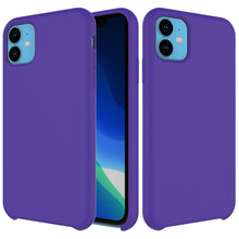 Load image into Gallery viewer, Solid Color Liquid Silicone Shockproof Case, For iPhone 11, For iPhone 11 Pro Max, For iPhone 11 Pro