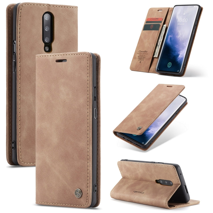CaseMe-013 Multi-functional Retro Frosted Horizontal Flip Leather Case with Card Slot & Holder & Wallet