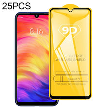 Load image into Gallery viewer, 25 PCS 9D Full Glue Full Screen Tempered Glass Film, For Xiaomi Mi 9 (25 PCS), For Xiaomi Mi 9 SE (25 PCS), For Xiaomi Mi 9X (25 PCS), For Xiaomi Redmi Note 7 (25 PCS), For Xiaomi Mi 9T, For Xiaomi Redmi Y3 (25 PCS), For Xiaomi Redmi 7 (25 PCS)        ...