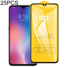Load image into Gallery viewer, 25 PCS 9D Full Glue Full Screen Tempered Glass Film, For Xiaomi Mi 9 (25 PCS), For Xiaomi Mi 9 SE (25 PCS), For Xiaomi Mi 9X (25 PCS), For Xiaomi Redmi Note 7 (25 PCS), For Xiaomi Mi 9T, For Xiaomi Redmi Y3 (25 PCS), For Xiaomi Redmi 7 (25 PCS)        ...