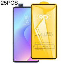 Load image into Gallery viewer, 25 PCS 9D Full Glue Full Screen Tempered Glass Film, For Xiaomi Mi 9 (25 PCS), For Xiaomi Mi 9 SE (25 PCS), For Xiaomi Mi 9X (25 PCS), For Xiaomi Redmi Note 7 (25 PCS), For Xiaomi Mi 9T, For Xiaomi Redmi Y3 (25 PCS), For Xiaomi Redmi 7 (25 PCS)        ...