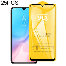 Load image into Gallery viewer, 25 PCS 9D Full Glue Full Screen Tempered Glass Film, For Xiaomi Mi 9 (25 PCS), For Xiaomi Mi 9 SE (25 PCS), For Xiaomi Mi 9X (25 PCS), For Xiaomi Redmi Note 7 (25 PCS), For Xiaomi Mi 9T, For Xiaomi Redmi Y3 (25 PCS), For Xiaomi Redmi 7 (25 PCS)        ...