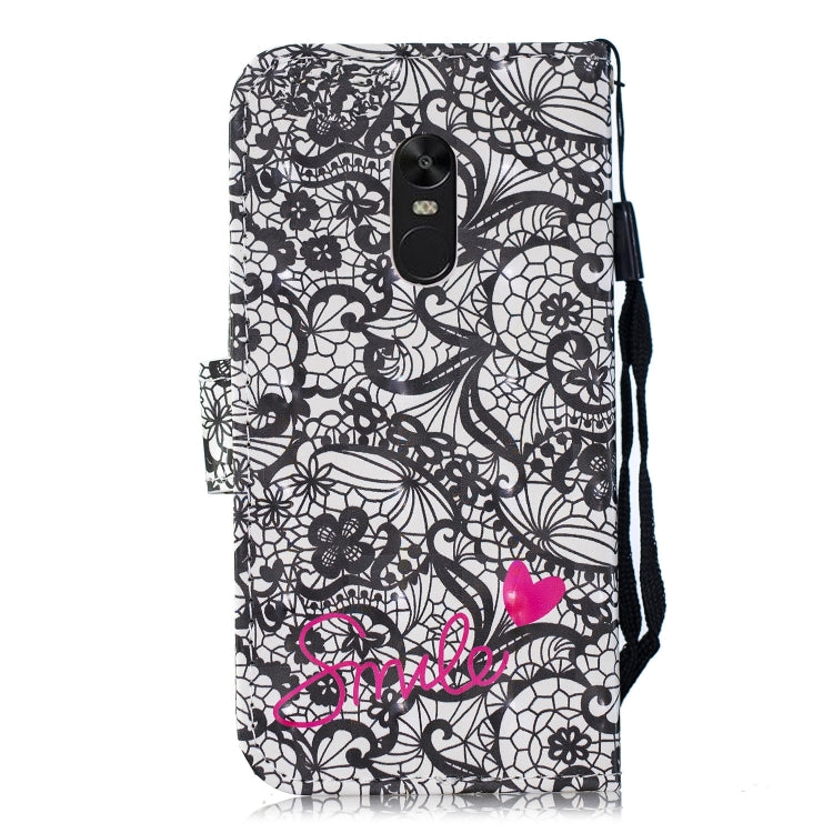 3D Painting Pattern Coloured Drawing Horizontal Flip PU Leather Case with Holder & Card Slots & Wallet, For Xiaomi Redmi Note 4 / 4X