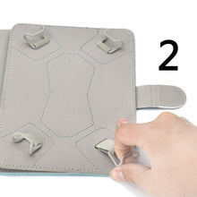 Load image into Gallery viewer, Colored Pattern Drawing Horizontal Flip PU Leather Case with Three-folding Holder &amp; Sleep / Wake-up Function