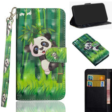 Load image into Gallery viewer, 3D Painting Pattern Coloured Drawing Horizontal Flip TPU + PU Leather Case with Holder &amp; Card Slots &amp; Wallet