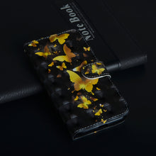 Load image into Gallery viewer, 3D Painting Pattern Horizontal Flip TPU + PU Leather Case with Holder &amp; Card Slots &amp; Wallet