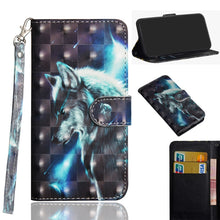 Load image into Gallery viewer, 3D Painting Pattern Horizontal Flip TPU + PU Leather Case with Holder &amp; Card Slots &amp; Wallet