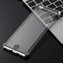 Load image into Gallery viewer, Ultra-Thin Angular Frame Magnetic Absorption Double-Sided Tempered Glass Shell for iPhone 8, For iPhone 8