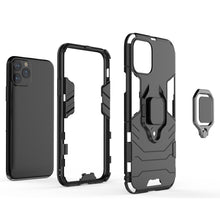Load image into Gallery viewer, Panther PC + TPU Shockproof Protective Case with Magnetic Ring Holder for iPhone, For iPhone 11 Pro, For iPhone 11, For iPhone 11 Pro Max