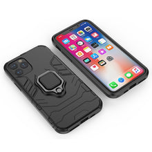 Load image into Gallery viewer, Panther PC + TPU Shockproof Protective Case with Magnetic Ring Holder for iPhone, For iPhone 11 Pro, For iPhone 11, For iPhone 11 Pro Max