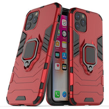 Load image into Gallery viewer, Panther PC + TPU Shockproof Protective Case with Magnetic Ring Holder for iPhone, For iPhone 11 Pro, For iPhone 11, For iPhone 11 Pro Max