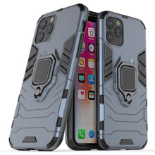 Load image into Gallery viewer, Panther PC + TPU Shockproof Protective Case with Magnetic Ring Holder for iPhone, For iPhone 11 Pro, For iPhone 11, For iPhone 11 Pro Max