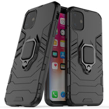 Load image into Gallery viewer, Panther PC + TPU Shockproof Protective Case with Magnetic Ring Holder for iPhone, For iPhone 11 Pro, For iPhone 11, For iPhone 11 Pro Max
