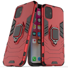 Load image into Gallery viewer, Panther PC + TPU Shockproof Protective Case with Magnetic Ring Holder for iPhone, For iPhone 11 Pro, For iPhone 11, For iPhone 11 Pro Max