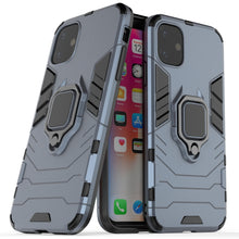 Load image into Gallery viewer, Panther PC + TPU Shockproof Protective Case with Magnetic Ring Holder for iPhone, For iPhone 11 Pro, For iPhone 11, For iPhone 11 Pro Max