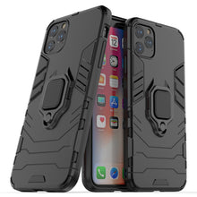 Load image into Gallery viewer, Panther PC + TPU Shockproof Protective Case with Magnetic Ring Holder for iPhone, For iPhone 11 Pro, For iPhone 11, For iPhone 11 Pro Max