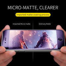 Load image into Gallery viewer, AG Matte Anti Blue Light Full Cover Tempered Glass, For iPhone 8 &amp; 7, For iPhone 8 Plus &amp; 7 Plus, For iPhone XS/ X / 11 Pro, For iPhone iPhone XR / 11, For iPhone XS Max / 11 Pro Max, For iPhone 6 &amp; 6s, For iPhone 6 Plus &amp; 6s Plus