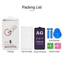 Load image into Gallery viewer, AG Matte Anti Blue Light Full Cover Tempered Glass, For iPhone 8 &amp; 7, For iPhone 8 Plus &amp; 7 Plus, For iPhone XS/ X / 11 Pro, For iPhone iPhone XR / 11, For iPhone XS Max / 11 Pro Max, For iPhone 6 &amp; 6s, For iPhone 6 Plus &amp; 6s Plus