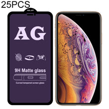 Load image into Gallery viewer, 25 PCS AG Matte Anti Blue Light Full Cover Tempered Glass, For iPhone 6 Plus &amp; 6s Plus, For iPhone 8 &amp; 7, For iPhone 8 Plus &amp; 7 Plus, For iPhone XS / X, For iPhone XR, For iPhone XS Max