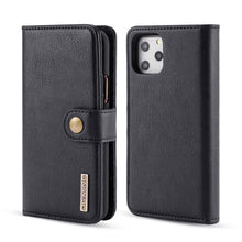 Load image into Gallery viewer, DG.MING Crazy Horse Texture Flip Detachable Magnetic Leather Case with Holder &amp; Card Slots &amp; Wallet, For Samsung Galaxy Note 10+, For iPhone 11 Pro Max, for iPhone 11 Pro, for Galaxy Note 10, for Galaxy Note 10+, for iPhone 11, For Samsung Galaxy Note 10