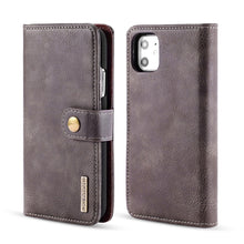 Load image into Gallery viewer, DG.MING Crazy Horse Texture Flip Detachable Magnetic Leather Case with Holder &amp; Card Slots &amp; Wallet, For Samsung Galaxy Note 10+, For iPhone 11 Pro Max, for iPhone 11 Pro, for Galaxy Note 10, for Galaxy Note 10+, for iPhone 11, For Samsung Galaxy Note 10