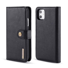 Load image into Gallery viewer, DG.MING Crazy Horse Texture Flip Detachable Magnetic Leather Case with Holder &amp; Card Slots &amp; Wallet, For Samsung Galaxy Note 10+, For iPhone 11 Pro Max, for iPhone 11 Pro, for Galaxy Note 10, for Galaxy Note 10+, for iPhone 11, For Samsung Galaxy Note 10