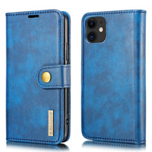 Load image into Gallery viewer, DG.MING Crazy Horse Texture Flip Detachable Magnetic Leather Case with Holder &amp; Card Slots &amp; Wallet, For Samsung Galaxy Note 10+, For iPhone 11 Pro Max, for iPhone 11 Pro, for Galaxy Note 10, for Galaxy Note 10+, for iPhone 11, For Samsung Galaxy Note 10