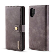 Load image into Gallery viewer, DG.MING Crazy Horse Texture Flip Detachable Magnetic Leather Case with Holder &amp; Card Slots &amp; Wallet, For Samsung Galaxy Note 10+, For iPhone 11 Pro Max, for iPhone 11 Pro, for Galaxy Note 10, for Galaxy Note 10+, for iPhone 11, For Samsung Galaxy Note 10