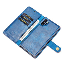 Load image into Gallery viewer, DG.MING Crazy Horse Texture Flip Detachable Magnetic Leather Case with Holder &amp; Card Slots &amp; Wallet, For Samsung Galaxy Note 10+, For iPhone 11 Pro Max, for iPhone 11 Pro, for Galaxy Note 10, for Galaxy Note 10+, for iPhone 11, For Samsung Galaxy Note 10