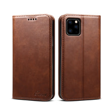 Load image into Gallery viewer, Suteni Calf Texture Horizontal Flip Leather Case with Holder &amp; Card Slots &amp; Wallet for iPhone, For iPhone 11 Pro, For iPhone 11, For iPhone 11 Pro Max