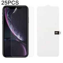 Load image into Gallery viewer, 25 PCS Soft Hydrogel Film Full Cover Front Protector with Alcohol Cotton + Scratch Card for, For iPhone 6 / 7 / 8(25 PCS), For iPhone 6 Plus(25 PCS), For iPhone 7 Plus / 8 Plus(25 PCS), For iPhone X / XS(25 PCS), For iPhone XR(25 PCS), iPhone XS Max   ...