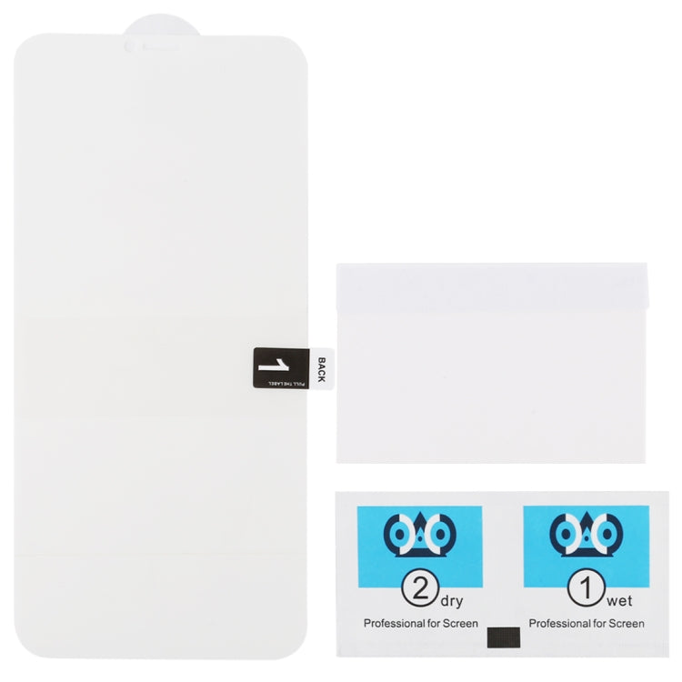 25 PCS Soft Hydrogel Film Full Cover Front Protector with Alcohol Cotton + Scratch Card for