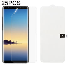 Load image into Gallery viewer, 25 PCS Soft Hydrogel Film Full Cover Front Protector with Alcohol Cotton + Scratch Card for Galaxy, For Galaxy M30(25 PCS), For Galaxy Note 10 (25 PCS), For Galaxy Note 10+ (25 PCS), For Galaxy Note 8 (25 PCS), For Galaxy Note 9 (25 PCS)               ...