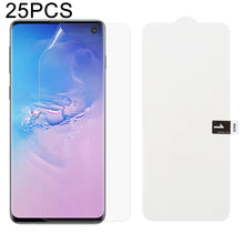 Load image into Gallery viewer, 25 PCS Soft Hydrogel Film Full Cover Front Protector with Alcohol Cotton + Scratch Card for Galaxy, For Galaxy M30(25 PCS), For Galaxy Note 10 (25 PCS), For Galaxy Note 10+ (25 PCS), For Galaxy Note 8 (25 PCS), For Galaxy Note 9 (25 PCS)               ...