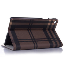 Load image into Gallery viewer, Plaid Texture Horizontal Flip Leather Case with Holder &amp; Card Slots &amp; Wallet