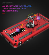 Load image into Gallery viewer, Armor Shockproof TPU + PC Protective Case with 360 Degree Rotation Holder for, For Xiaomi Redmi K20