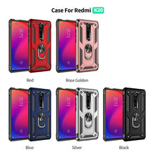 Load image into Gallery viewer, Armor Shockproof TPU + PC Protective Case with 360 Degree Rotation Holder for, For Xiaomi Redmi K20