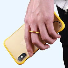 Load image into Gallery viewer, Frosted Anti-skidding TPU Protective Case with Metal Ring for