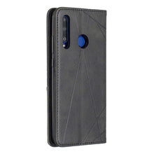 Load image into Gallery viewer, Rhombus Texture Horizontal Flip Magnetic Leather Case with Holder &amp; Card Slots &amp; Wallet, For Huawei P Smart+ 2019 / Honor 10i (Honor 20 lite), For Huawei Y7 (2019) / Y7 Prime (2019)