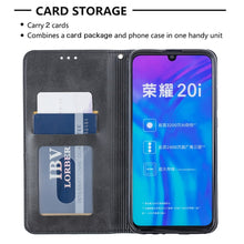 Load image into Gallery viewer, Rhombus Texture Horizontal Flip Magnetic Leather Case with Holder &amp; Card Slots &amp; Wallet, For Huawei P Smart+ 2019 / Honor 10i (Honor 20 lite), For Huawei Y7 (2019) / Y7 Prime (2019)