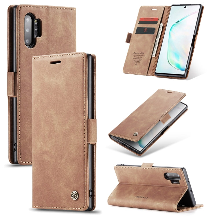 CaseMe-013 Multifunctional Horizontal Flip Leather Case with Card Slot & Holder & Wallet for Galaxy Note 10+