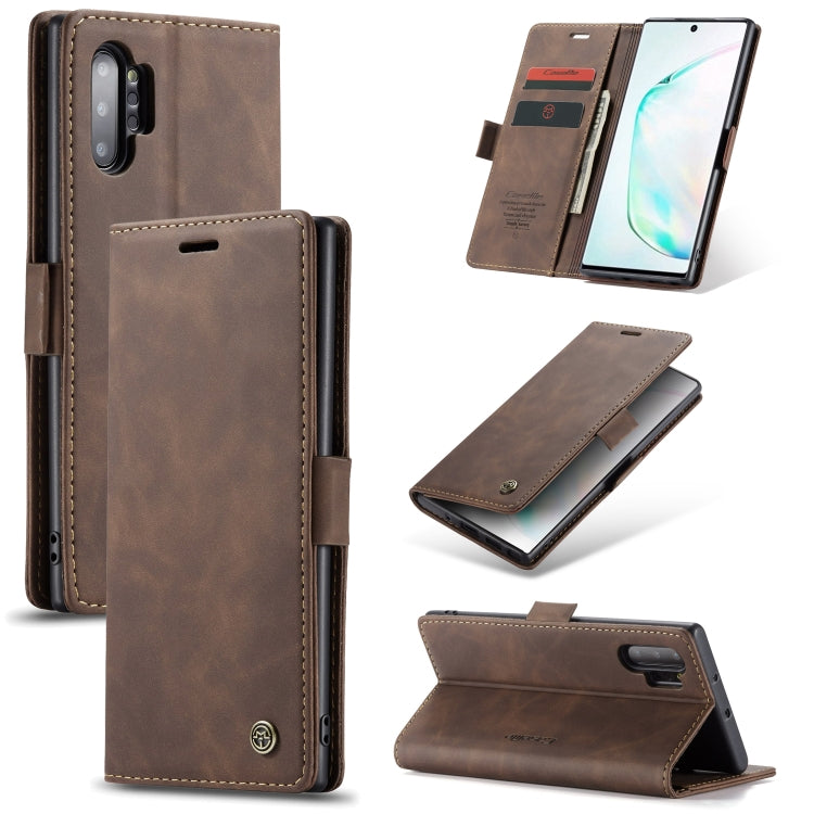 CaseMe-013 Multifunctional Horizontal Flip Leather Case with Card Slot & Holder & Wallet for Galaxy Note 10+