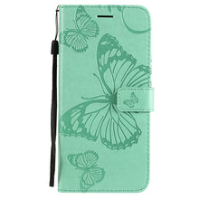 Load image into Gallery viewer, Pressed Printing Butterfly Pattern Horizontal Flip PU Leather Case with Holder &amp; Card Slots &amp; Wallet &amp; Lanyard