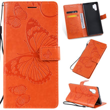 Load image into Gallery viewer, Pressed Printing Butterfly Pattern Horizontal Flip PU Leather Case with Holder &amp; Card Slots &amp; Wallet &amp; Lanyard