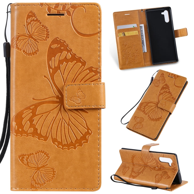 Pressed Printing Butterfly Pattern Horizontal Flip PU Leather Case with Holder & Card Slots & Wallet & Lanyard