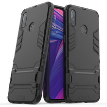 Load image into Gallery viewer, Shockproof PC + TPU Case with Holder for, For OPPO Realme 3, For Huawei Nova 5i Pro, For iPhone 11 Pro, For iPhone 11, For iPhone 11 Pro Max