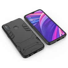 Load image into Gallery viewer, Shockproof PC + TPU Case with Holder for, For OPPO Realme 3, For Huawei Nova 5i Pro, For iPhone 11 Pro, For iPhone 11, For iPhone 11 Pro Max