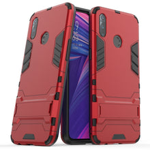 Load image into Gallery viewer, Shockproof PC + TPU Case with Holder for, For OPPO Realme 3, For Huawei Nova 5i Pro, For iPhone 11 Pro, For iPhone 11, For iPhone 11 Pro Max